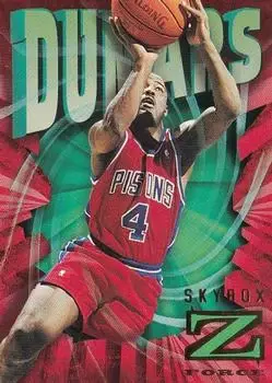 1996-97 SkyBox Z-Force #25 Joe Dumars