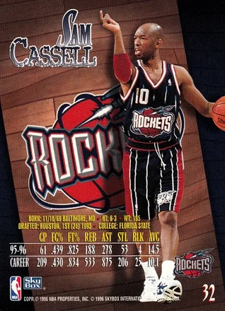 Verso de Sam Cassell