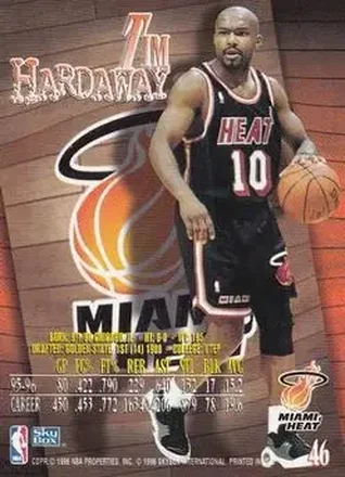 Tim Hardaway Rückseite