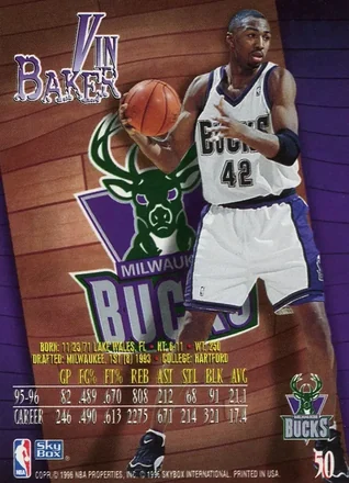 Reverso de Vin Baker