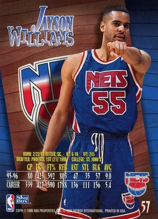 Reverso de Jayson Williams