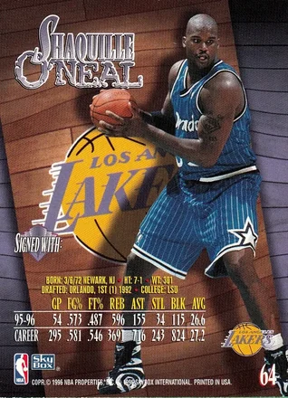 Retro di Shaquille O'Neal