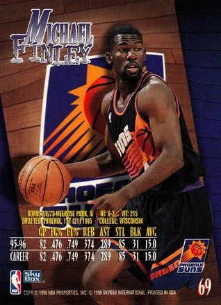 Michael Finley 뒷면