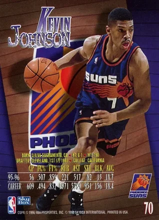 Kevin Johnson 뒷면