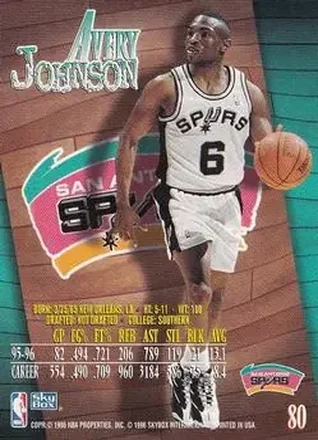 Avery Johnson Rückseite