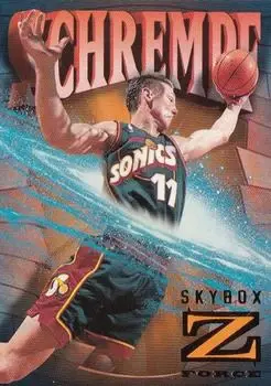 1996-97 SkyBox Z-Force #85 Detlef Schrempf