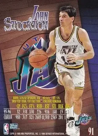 John Stockton 뒷면
