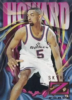 1996-97 SkyBox Z-Force #95 Juwan Howard