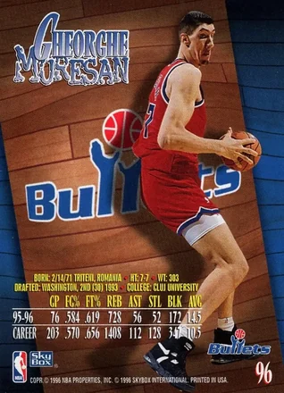 Gheorghe Mureșan Rückseite