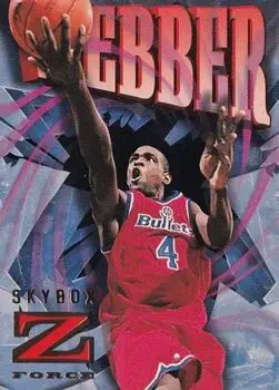 1996-97 SkyBox Z-Force #98 Chris Webber