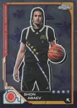 2025 Topps Chrome McDonald's All American #1 Shon Abaev