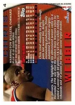 Back of Chris Webber