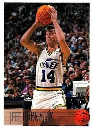 1996-97 Topps #9 - Jeff Hornacek - Utah Jazz