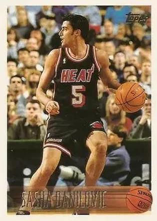 1996-97 Topps #51 - Sasha Danilović - Miami Heat