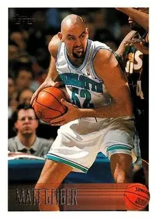 1996-97 Topps #53 - Matt Geiger - Charlotte Hornets