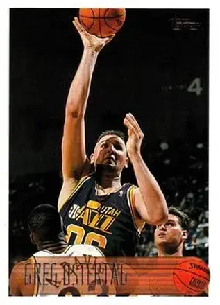 1996-97 Topps #58 - Greg Ostertag - Utah Jazz 1996-97 Topps #58 - Greg Ostertag - Utah Jazz