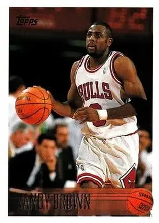 1996-97 Topps #63 - Randy Brown - Chicago Bulls 1996-97 Topps #63 - Randy Brown - Chicago Bulls