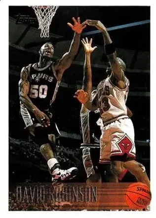 1996-97 Topps #80 - David Robinson - San Antonio Spurs