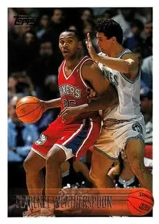 1996-97 Topps #85 - Clarence Weatherspoon - Philadelphia 76ers 1996-97 Topps #85 - Clarence Weatherspoon - Philadelphia 76ers