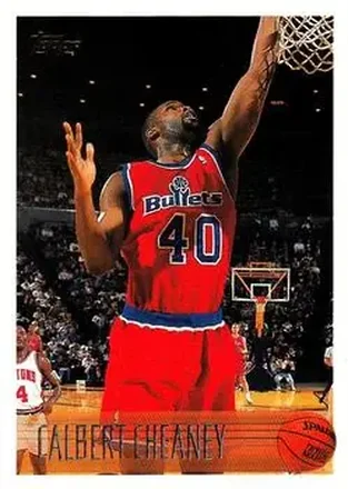 1996-97 Topps #89 - Calbert Cheaney - Washington Bullets 1996-97 Topps #89 - Calbert Cheaney - Washington Bullets