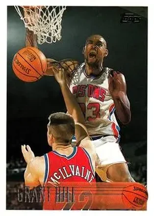 1996-97 Topps #100 - Grant Hill - Detroit Pistons