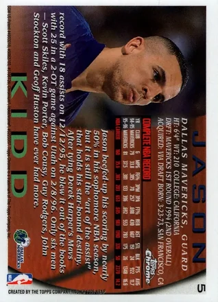 Verso de Jason Kidd