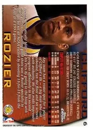 Clifford Rozier Rückseite