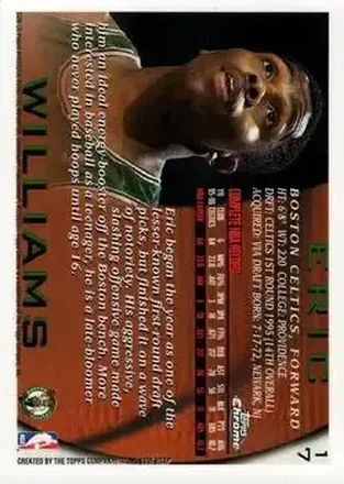 Reverso de Eric Williams