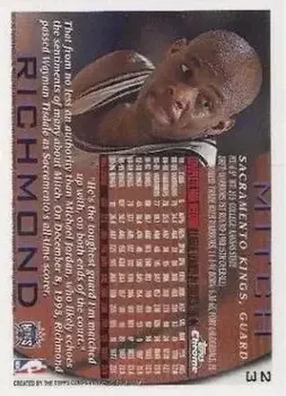 Mitch Richmond 뒷면