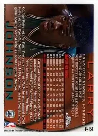 Larry Johnson Rückseite