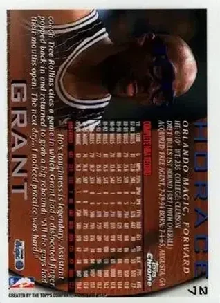 Horace Grant Rückseite
