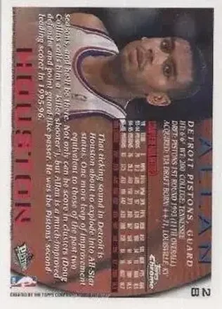 Allan Houston 뒷면