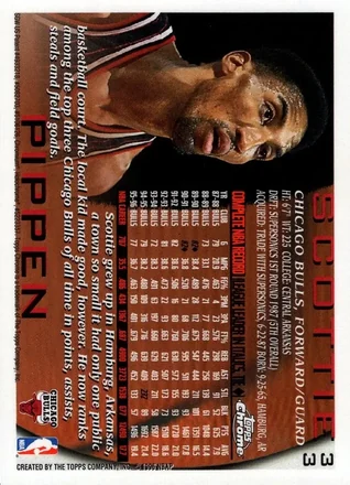 Scottie Pippen Rückseite