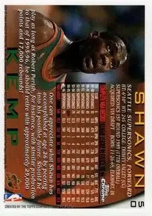 Shawn Kemp Rückseite