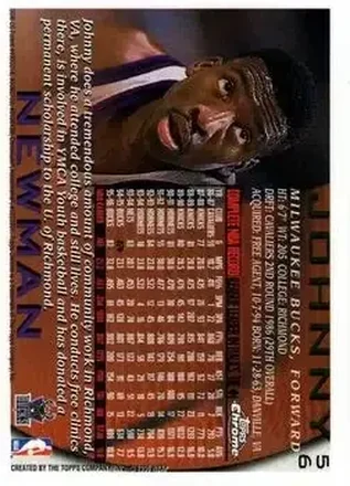 Johnny Newman Rückseite