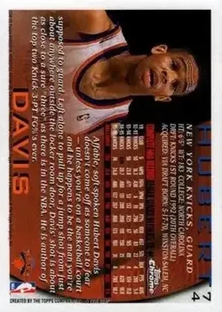 Achterkant van Hubert Davis