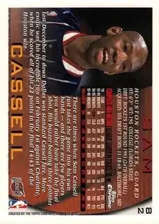 Sam Cassell Rückseite