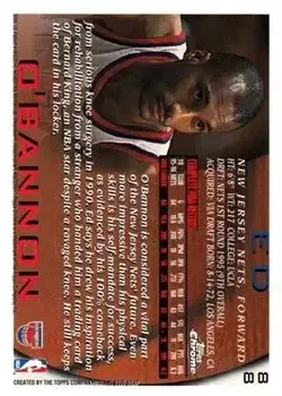 Verso de Ed O'Bannon
