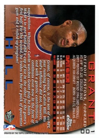 Grant Hill Rückseite