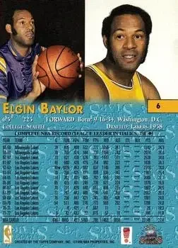 Back of Elgin Baylor