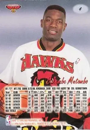 Dikembe Mutombo back