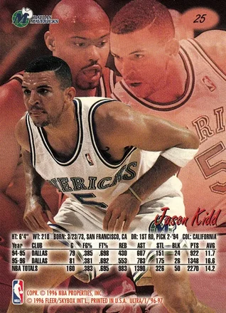Jason Kidd 뒷면