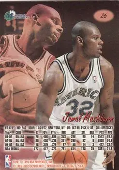 Back of Jamal Mashburn