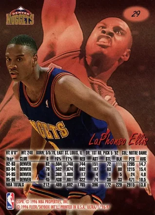 LaPhonso Ellis 뒷면