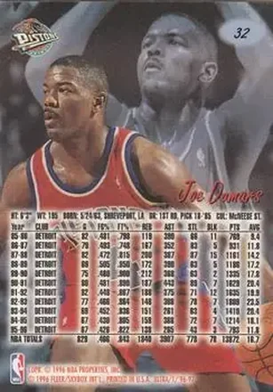 Joe Dumars back