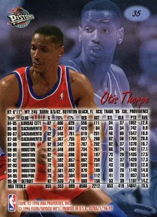Otis Thorpe 뒷면