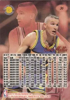 Back of Chris Mullin