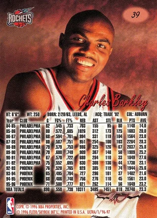 Verso de Charles Barkley