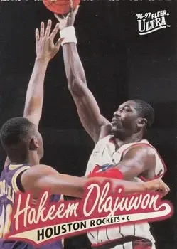 1996-97 Ultra #42 Hakeem Olajuwon