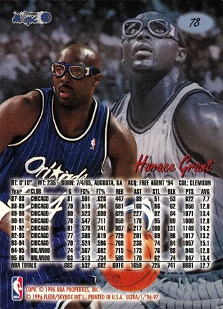 Horace Grant 裏面